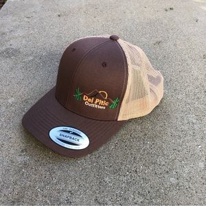 NWT Trucker Hat Mesh Tan Brown SnapBack